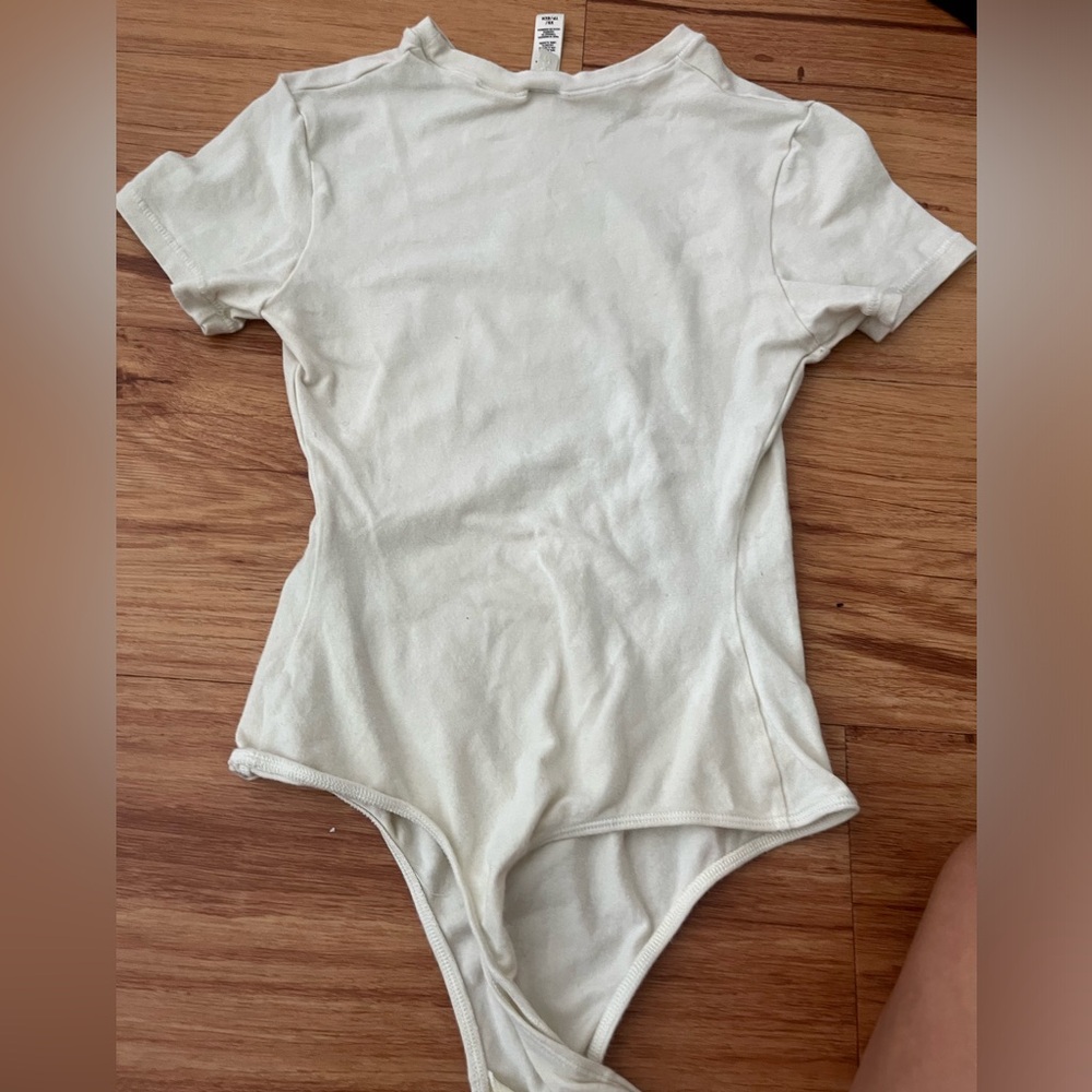 White skims bodysuit